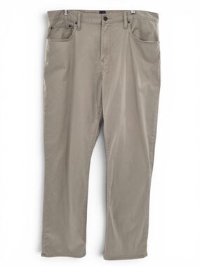 GAP Men's Khaki Straight Leg Pants 36x32 Stretch Cotton Golfcore Coastal Grandpa